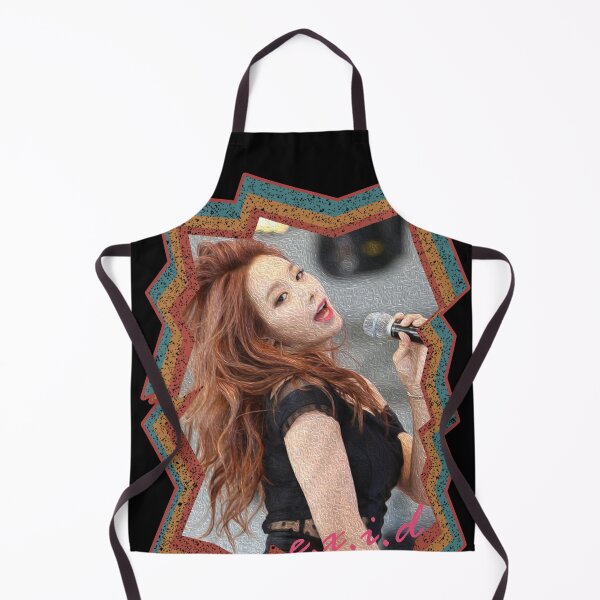 Item preview, Jung Yuji EXID UJi Korean Kpop Retro Color Oil Paint Design designed and sold by Piosenka Art.