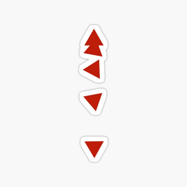 Item preview, Red triangles designed and sold by laco-.