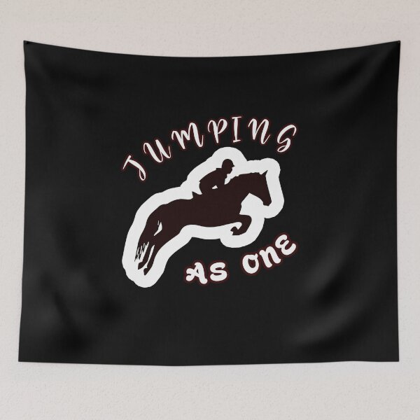 Item preview, Jumping As One Horse Lovers Gift designed and sold by Inspirationarea.
