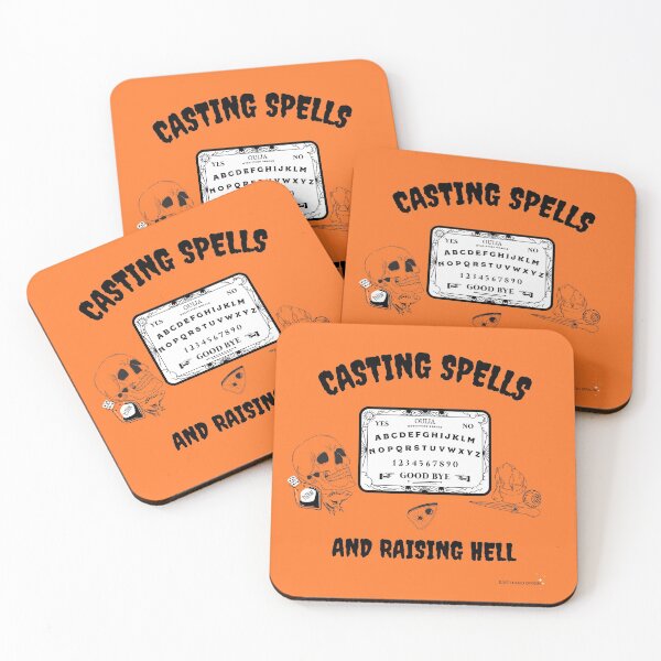 Item preview, Halloween Casting Spells and Raising Ouija Scull  designed and sold by earthandorigin.