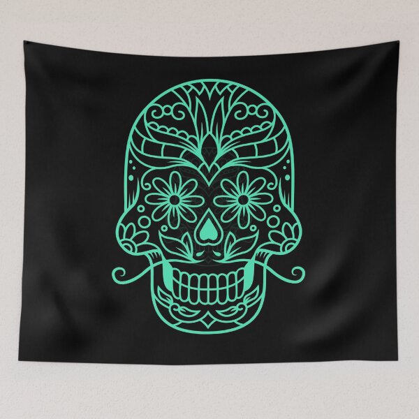 Item preview, Flowery Skull designed and sold by Fine Art California.