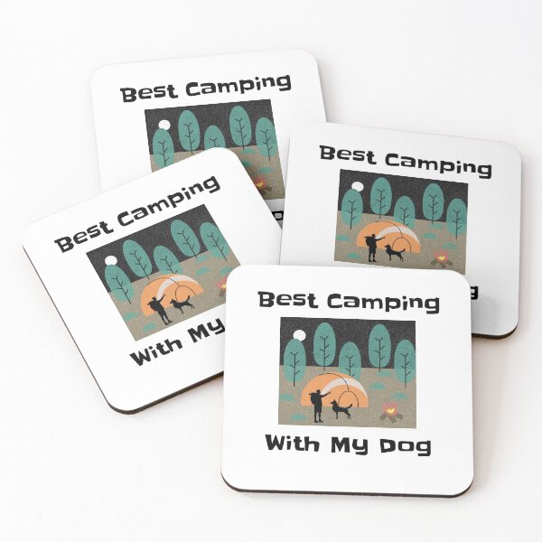 Item preview, best camping with my dog designed and sold by Polla-Shirt.