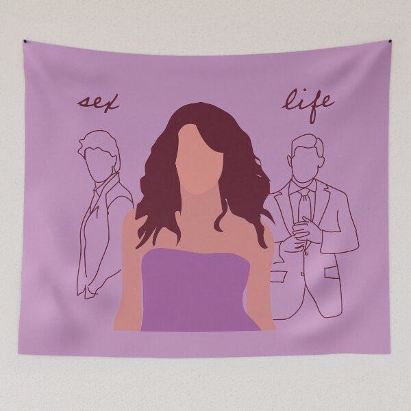 Item preview, Sex / Life Netflix Illustration designed and sold by Itsjayrose.
