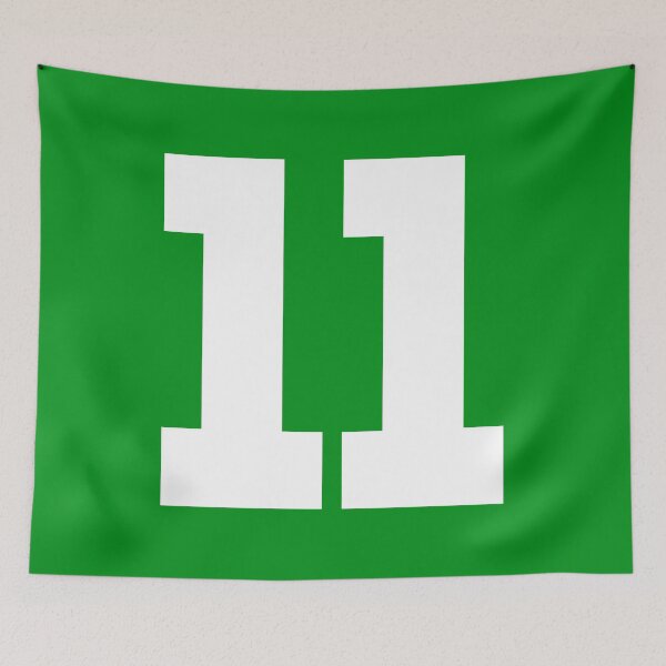 Item preview, Number 11 Sports Green designed and sold by Shariss.