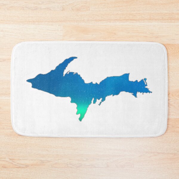 Item preview, Upper Peninsula of Michigan Northern Lights Logo designed and sold by USAMeetsItaly.