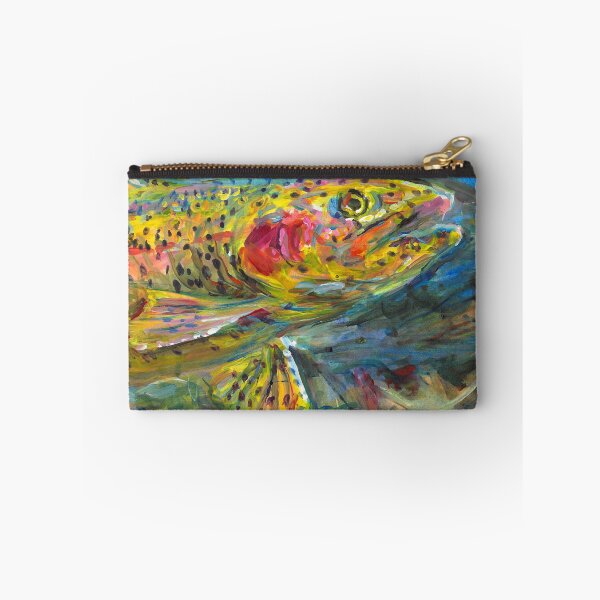 Item preview, Rainbow Trout Portrait designed and sold by elfeather.