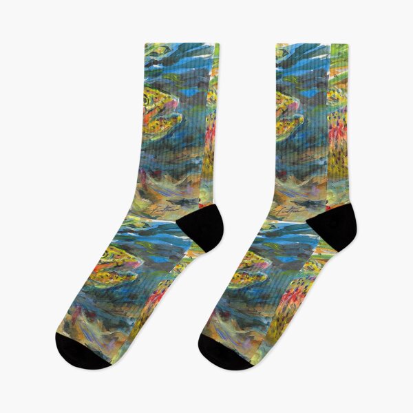 Item preview, Rainbow Trout Portrait designed and sold by elfeather.