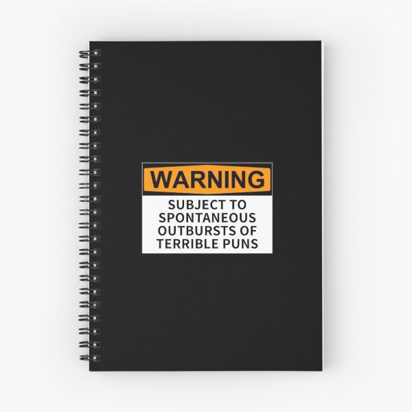 Item preview, Subject To Spontaneous Outbursts Of Terrible Puns designed and sold by T-ShirtGuy.