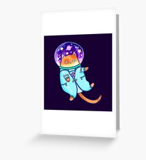 Kosmokat Grußkarte
