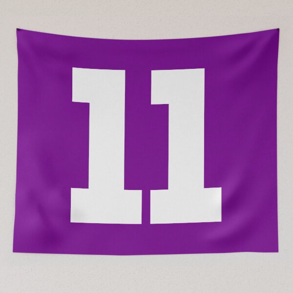 Item preview, Number 11 Sports Purple designed and sold by Shariss.