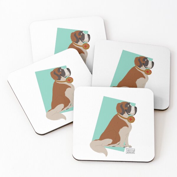 Item preview, Loyal Saint Bernard Dog Art designed and sold by Shelleywebb.