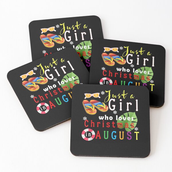 Item preview, Just A Girl Who Loves Christmas In August Birthday designed and sold by begin-again.