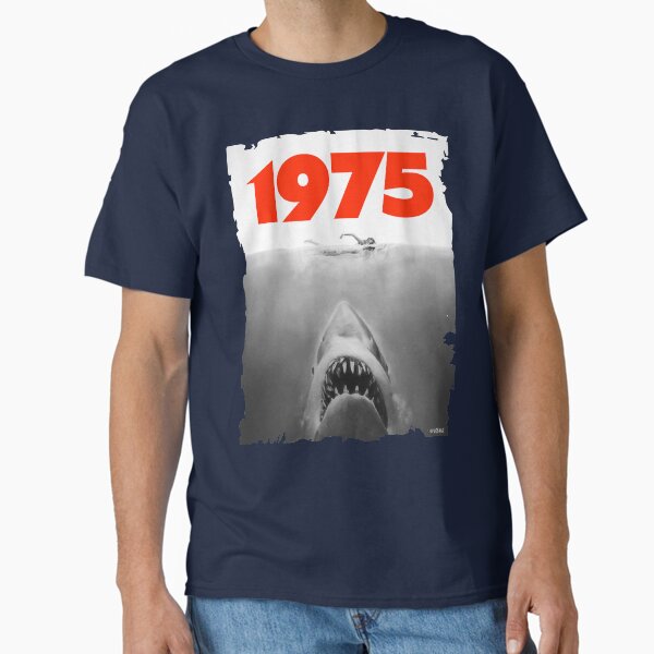 Artikel-Vorschau von Fan-Art zu „Der weiße Hai“ von 1975, designt und verkauft von Luhmdesign.