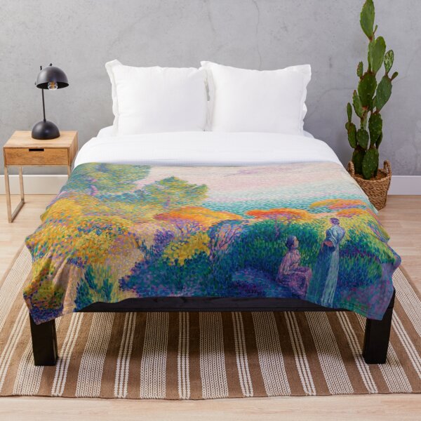 Item preview, Dos mujeres junto a la orilla, Mediterráneo (1896) pintura en alta resolución de Henri-Edmond Cross designed and sold by NatureQuick.