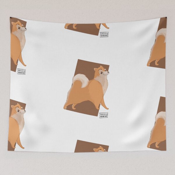 Item preview, Pomeranian, Pom, Small Fluffy Dog Art designed and sold by Shelleywebb.
