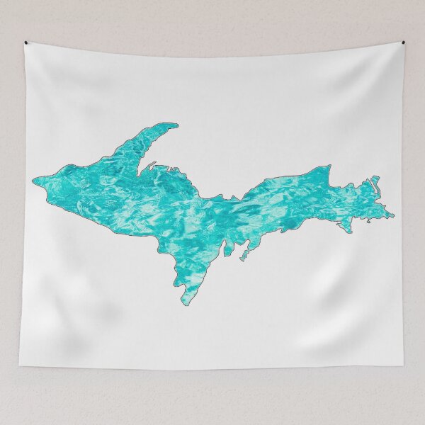 Item preview, Upper Peninsula of Michigan Water Logo designed and sold by USAMeetsItaly.