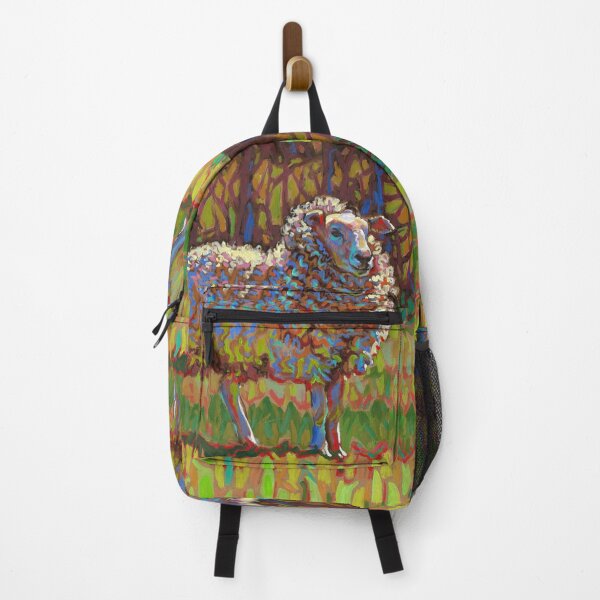 Item preview, Colorful Sheep Acrylic Painting designed and sold by elfeather.