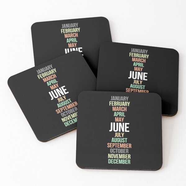 Item preview, Names of Calendar Months June designed and sold by Digital Lama Creations.