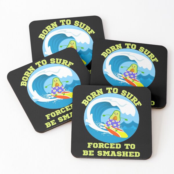 Item preview, Funny avocado surfing  designed and sold by 1DaisyChainLane.
