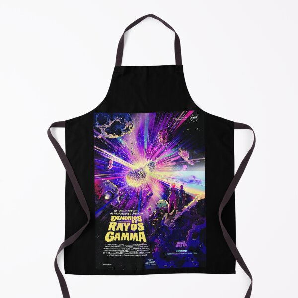 Item preview, Gamma Ray Ghouls NASA Halloween poster (in Spanish) designed and sold by SolidEarthArt.