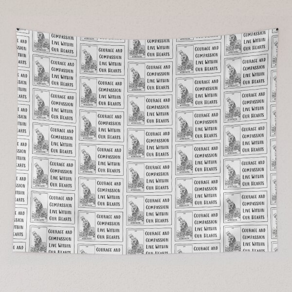 Item preview, Strength - Courage and Compassion Live Within Our Hearts designed and sold by Prints4Pagans.