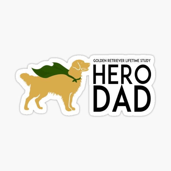 Hero Dad Sticker