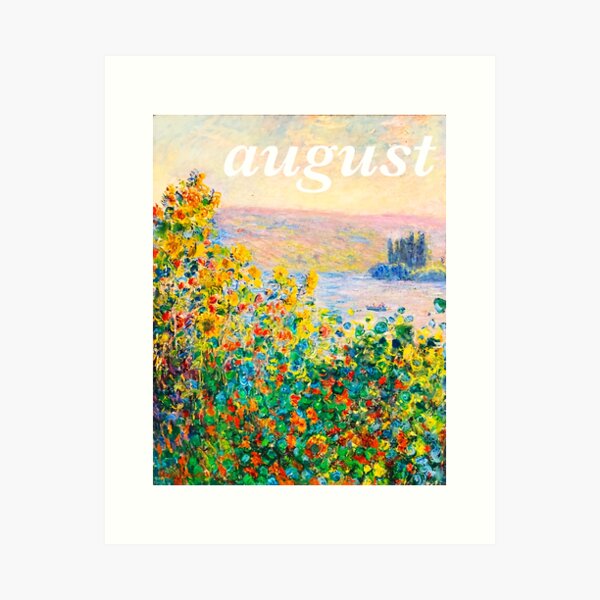 Taylor Swift August Art Prints for Sale | Redbubble