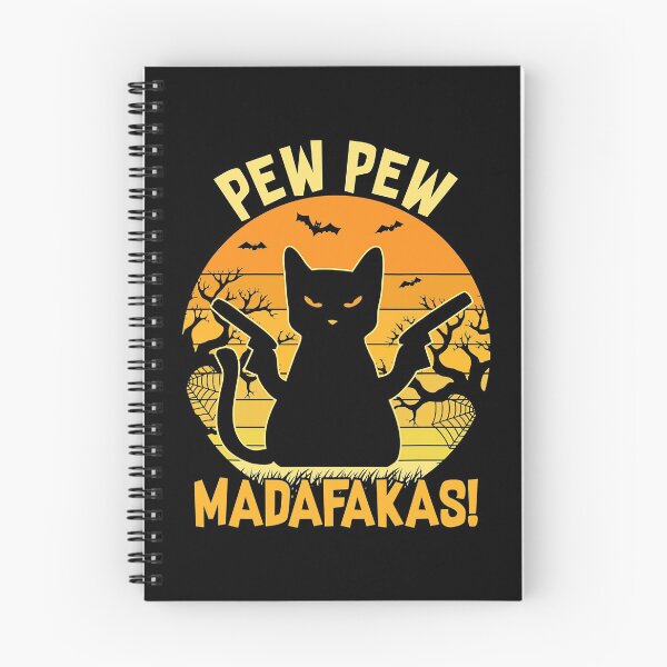 Item preview, Cat Pew Pew Madafakas Halloween designed and sold by akshatabu.