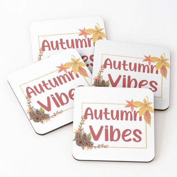 Item preview, Autumn Vibes with Fall Leaves and Pinecones designed and sold by LovenLaughter.