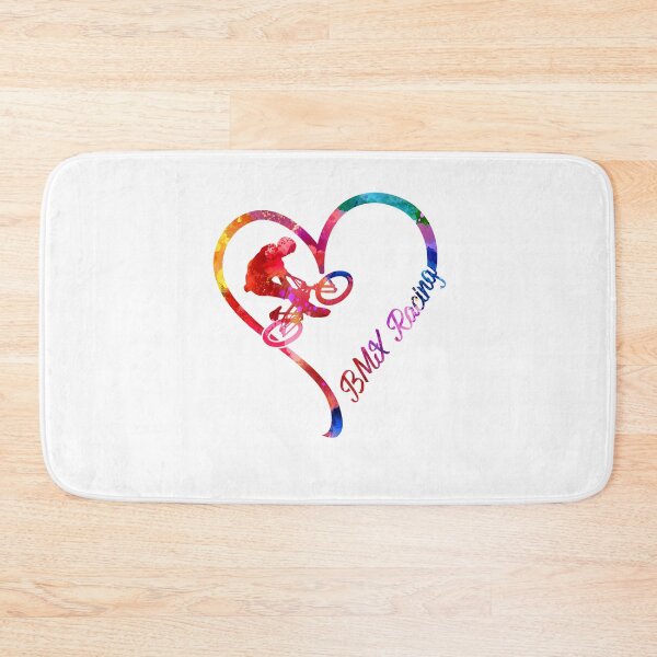 Item preview, BMX Racing Heart designed and sold by CactusDesigns68.