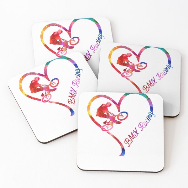 Item preview, BMX Racing Heart designed and sold by CactusDesigns68.
