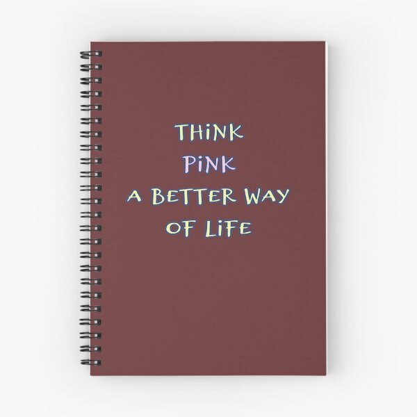 Item preview, Think Pink, a Better Way of Life - Positive Thoughts designed and sold by josesita.