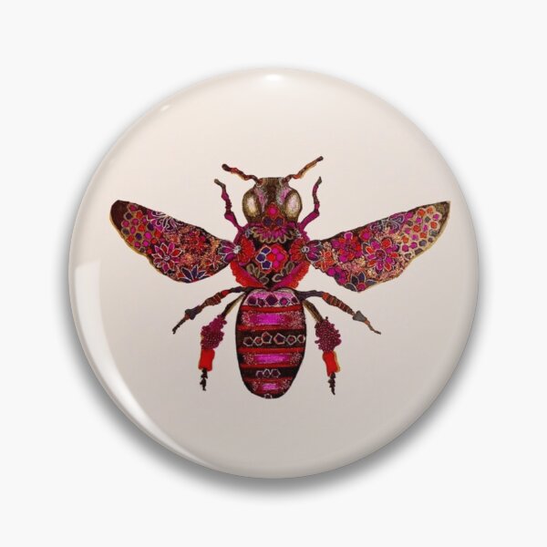 Item preview, Graphic Patterned Bee Print designed and sold by Abhi Ananthan.