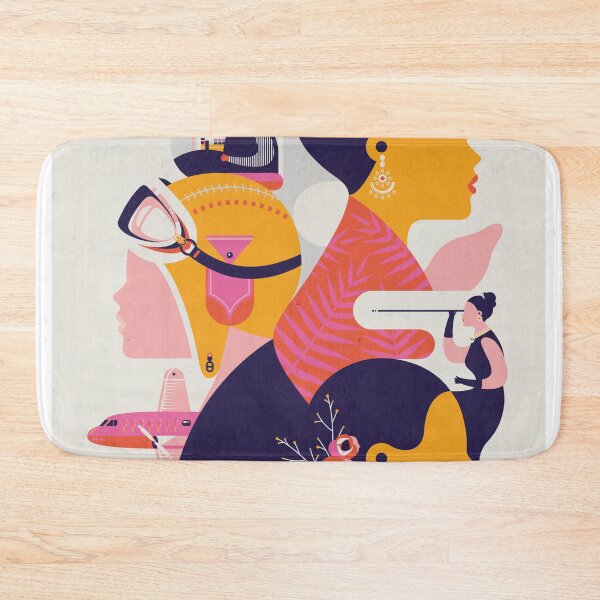 Item preview, international womens day feminist feminism inspirational women cute art (graphic design cartoon) designed and sold by emcazalet.