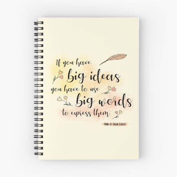 Item preview, Big ideas, big words designed and sold by IniDreams.