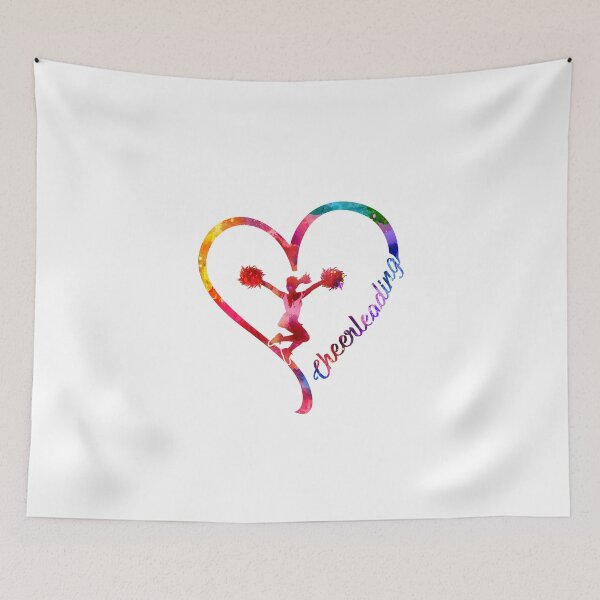 Item preview, Cheerleading heart designed and sold by CactusDesigns68.