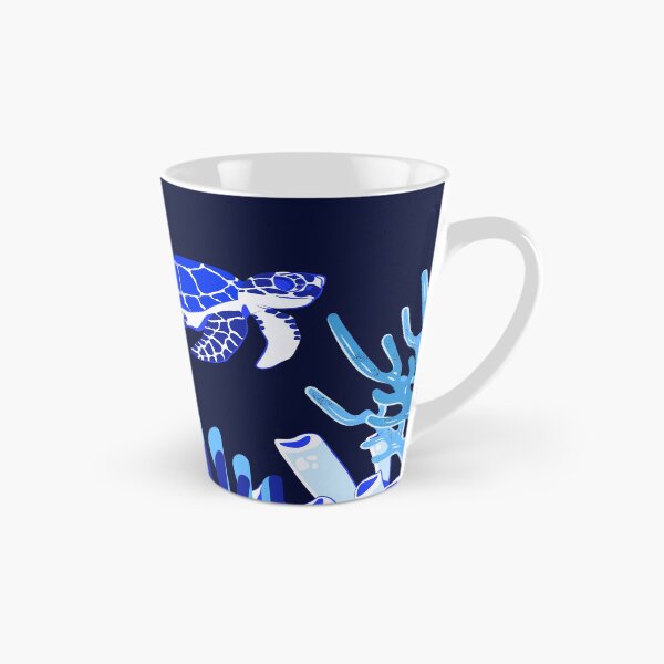 Item preview, amazing blue turtle swimming in the ocean  designed and sold by nibblesthecat.