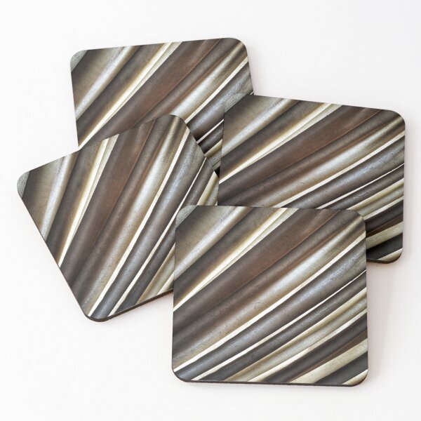 Item preview, Brown, Black and White Thick Curved Lines Abstract Art designed and sold by g-for-georgia.