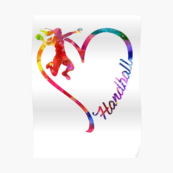 Poster Spr C3 Bcche Handball Lustig Redbubble