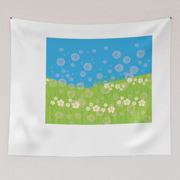 Item preview, Colorful Flying Soap Bubbles In Sky designed and sold by flofin.