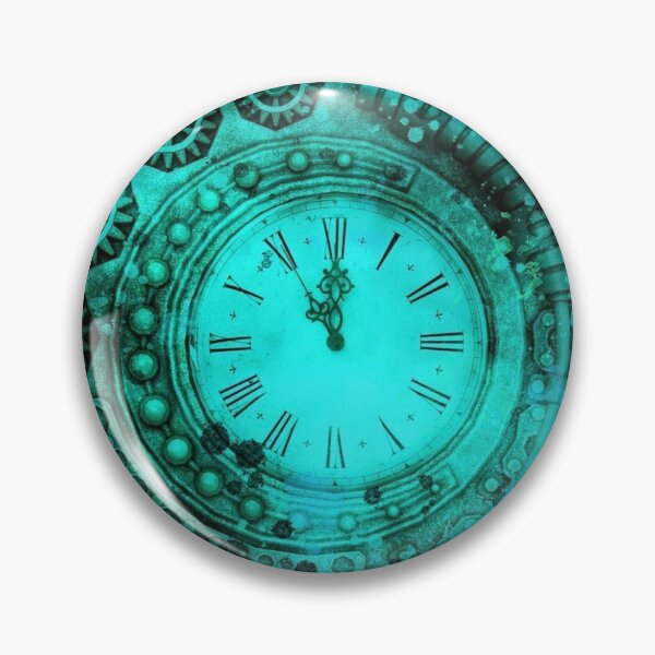 Item preview, Steam Punk Gothic Grunge Time in Turquoise designed and sold by OByD.