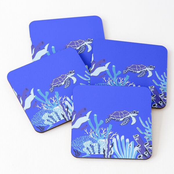 Item preview, sea turtle in the ocean designed and sold by nibblesthecat.