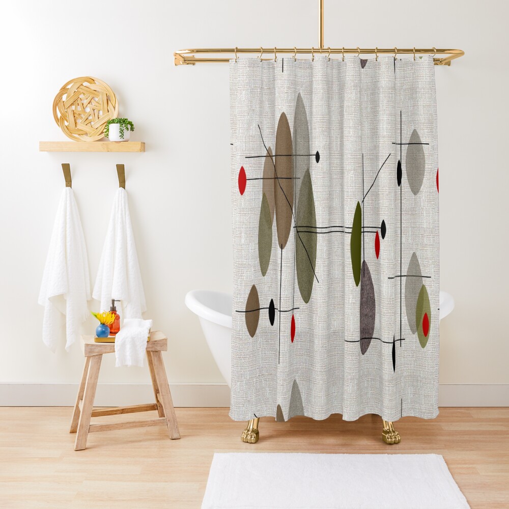 Hanging Orbs Shower Curtain