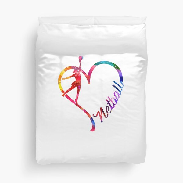 Item preview, Netball heart designed and sold by CactusDesigns68.