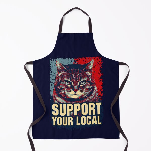 Item preview, Support your local cat designed and sold by IcalsaidArt.
