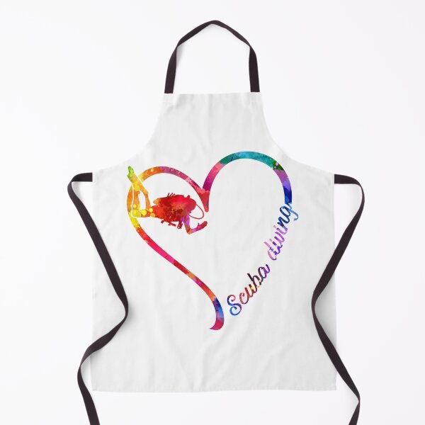 Item preview, Scuba diving heart designed and sold by CactusDesigns68.