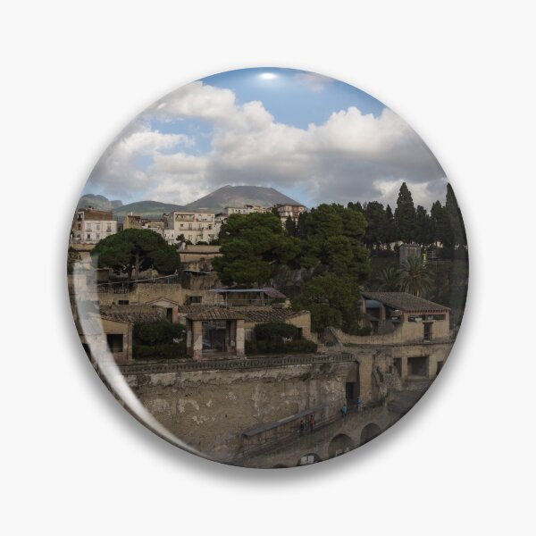 Item preview, Ancient Herculaneum Ruins - Panoramic View from the Top designed and sold by Georgia Mizuleva.