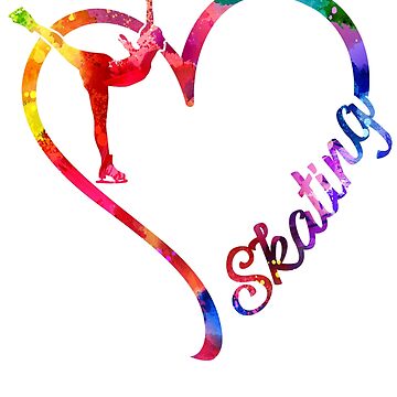 Artwork thumbnail, Skating heart by CactusDesigns68