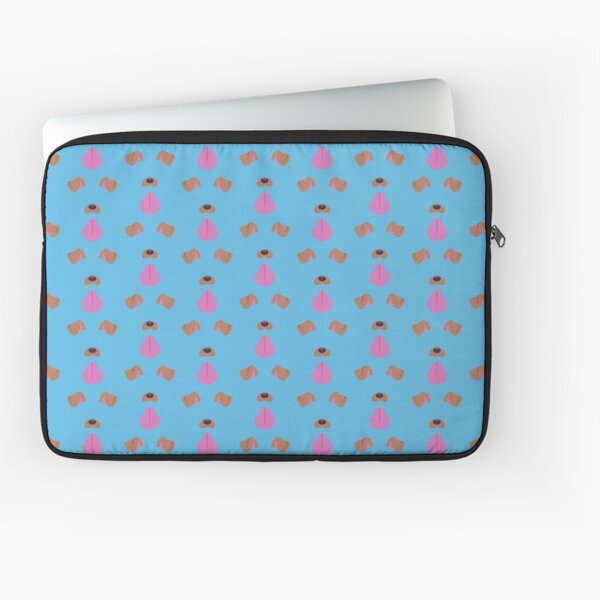 Dog Filter Pattern Laptop Sleeve