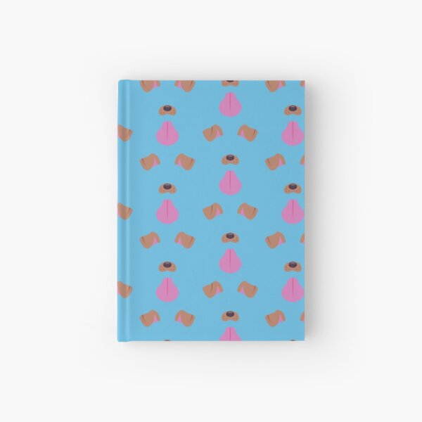 Dog Filter Pattern Hardcover Journal